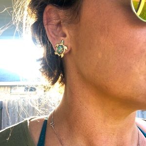 Betsey Johnson turtle earrings